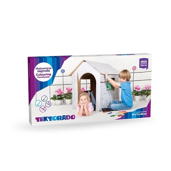 Maison en carton pour enfants