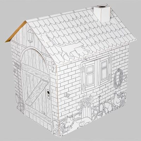 Maison en carton pour enfants