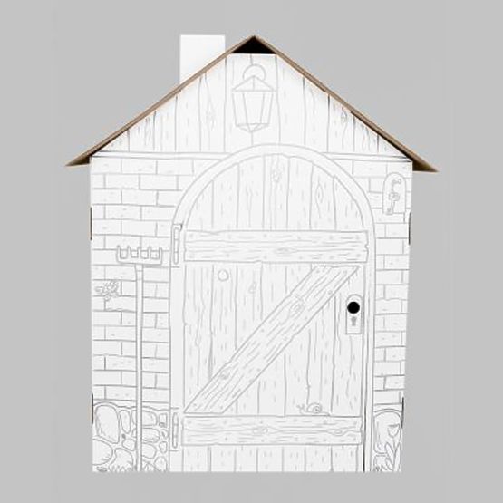Maison en carton pour enfants