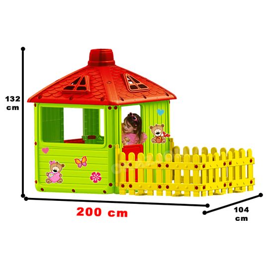 Pour enfants jardin maison de poupée XXL