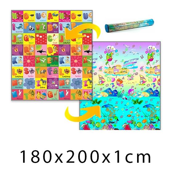 Pour enfants mousse tapis ABC + marine monde