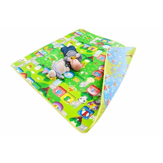 Pour enfants mousse tapis - fruité chiffres + marine monde