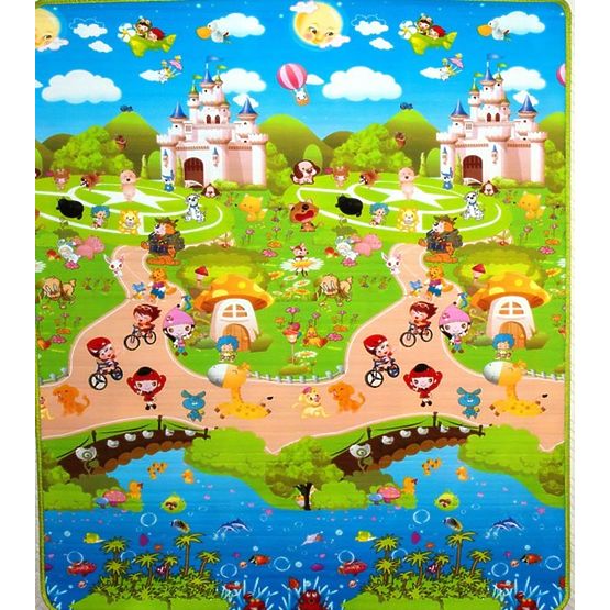 Pour enfants mousse tapis - numérique lane + fée ville