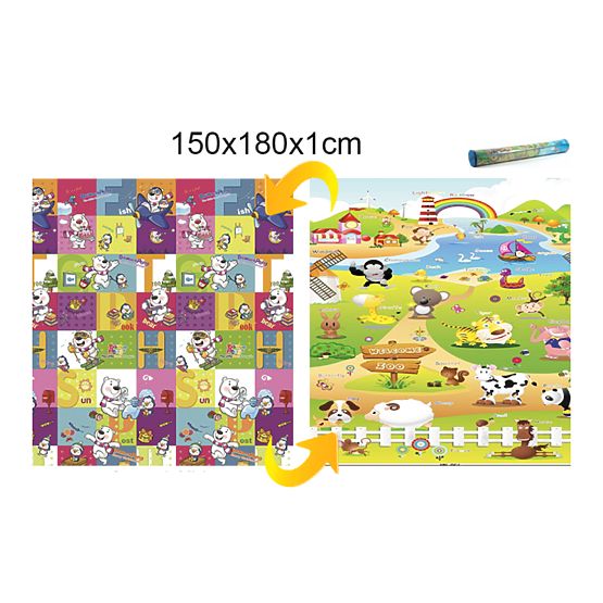 Pour enfants mousse tapis - ours en peluche + ferme
