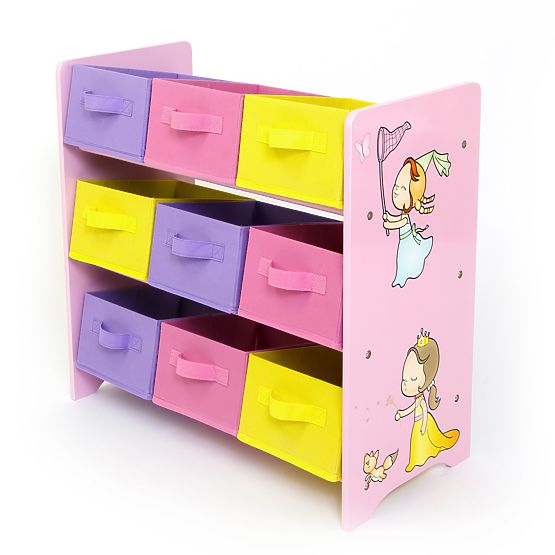 Pour enfants organisateur pour jouets Princess