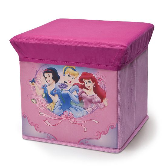 Pour enfants repose-pieds avec stockage espace Princess