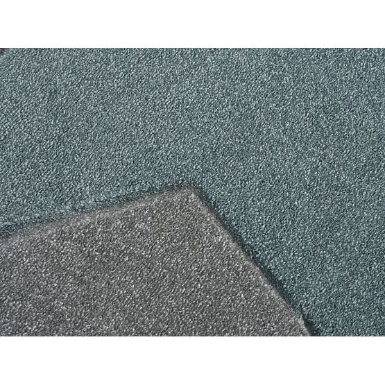 Pour enfants rond tapis STAR gris argenté/ menthe