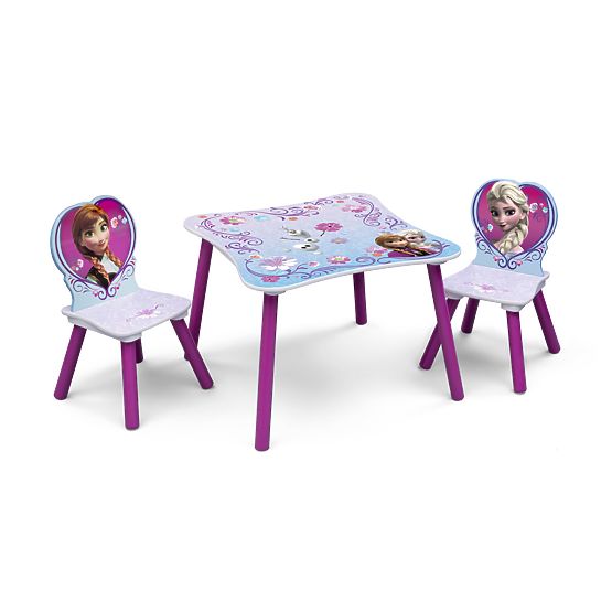 Pour enfants tableau avec chaises Frozen