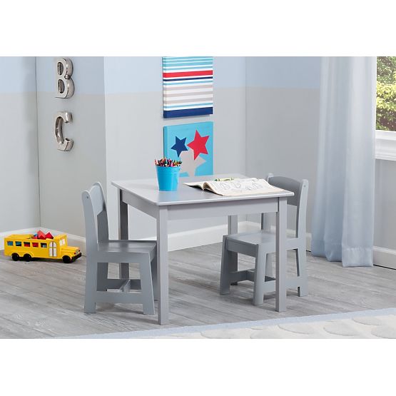Pour enfants tableau avec chaises gris