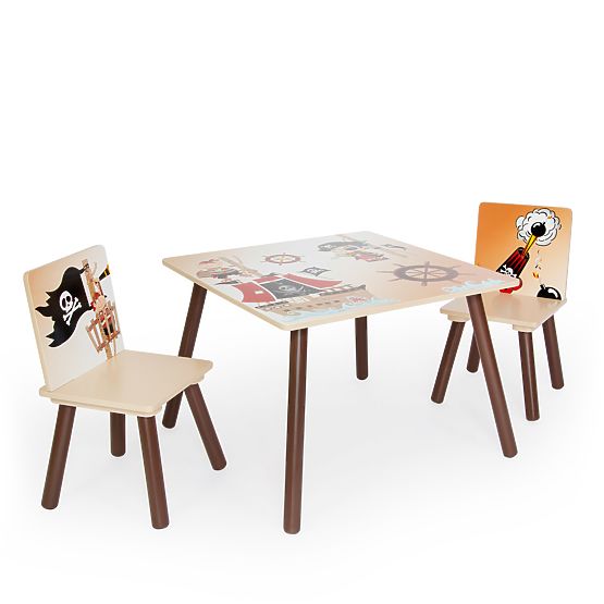 Pour enfants tableau avec chaises Pirate