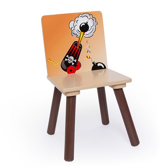 Pour enfants tableau avec chaises Pirate