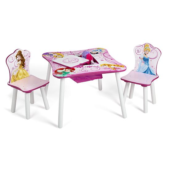 Pour enfants tableau avec chaises Princess