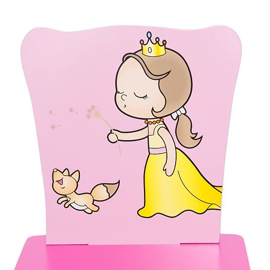 Pour enfants tableau avec chaises Princess