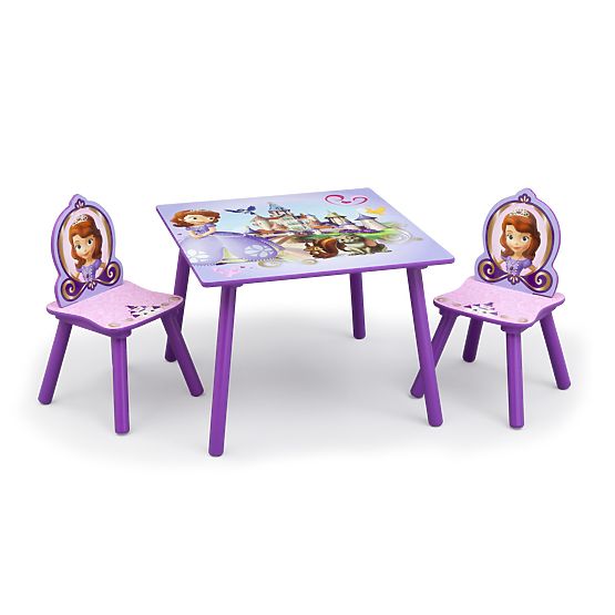 Pour enfants tableau avec chaises Sofia
