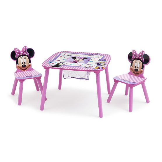 Pour enfants tableau avec chaises souris Minnie