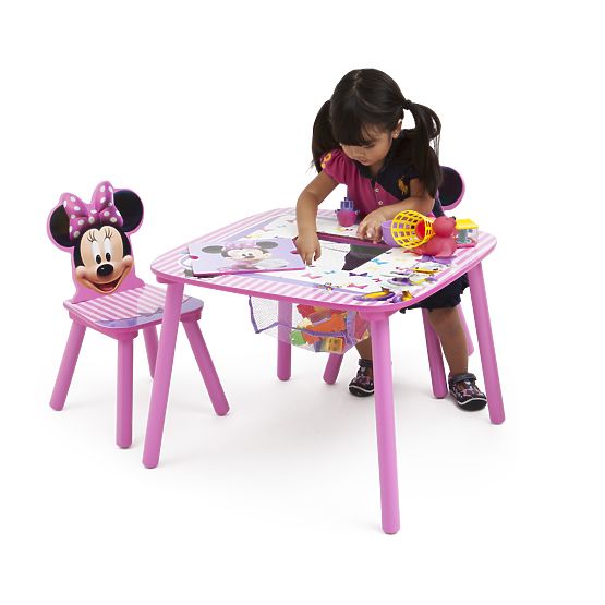 Pour enfants tableau avec chaises souris Minnie