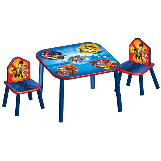 Pour enfants tableau avec chaises Tlapková en patrouille