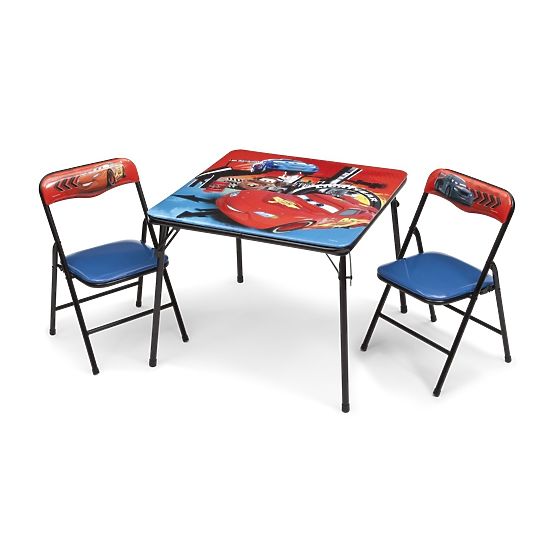 Pour enfants tableau avec chaises Voitures EN