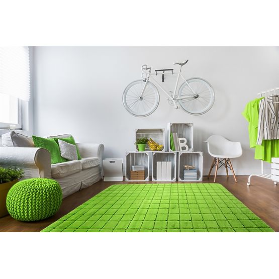 Pour enfants tapis 3D BRICK vert