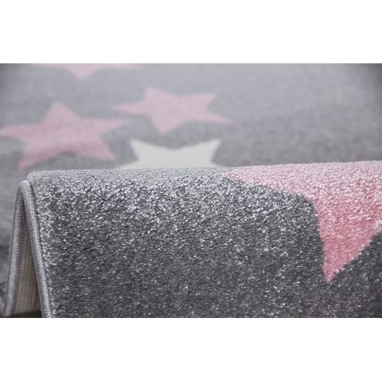 Pour enfants tapis BORDERSTAR gris rose