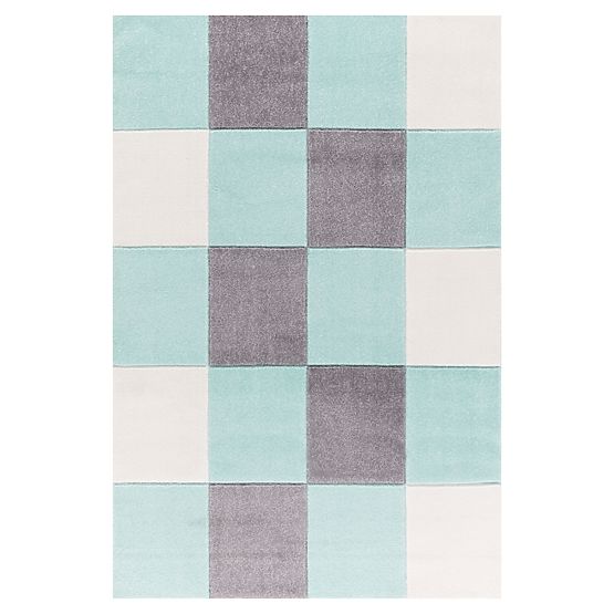 Pour enfants tapis carrés - menthe