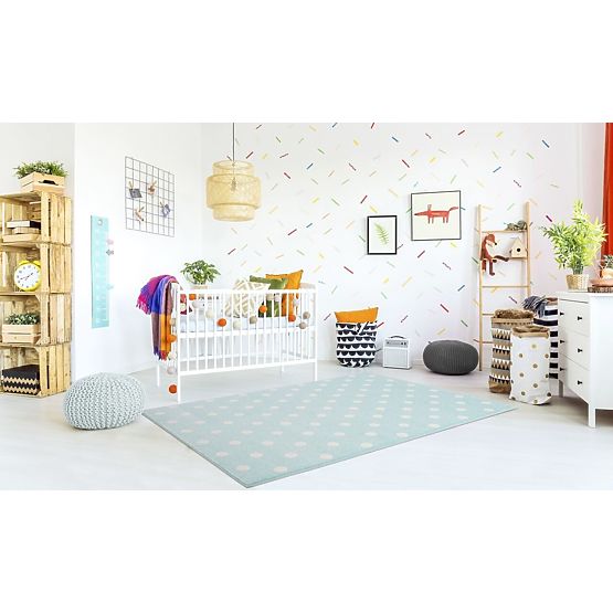 Pour enfants tapis CIRCLE menthe