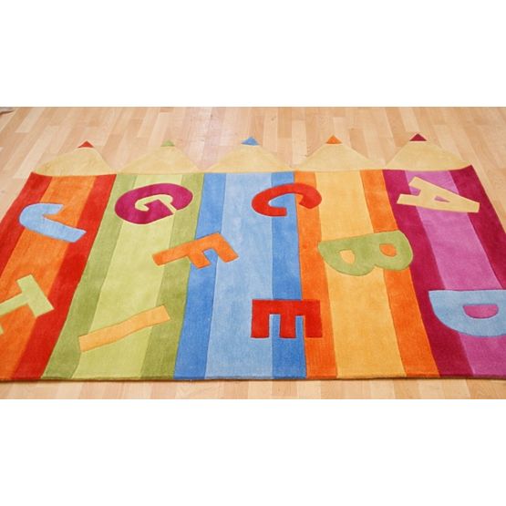 Pour enfants tapis crayons
