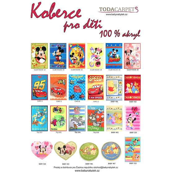 Pour enfants tapis Disney Baby 309