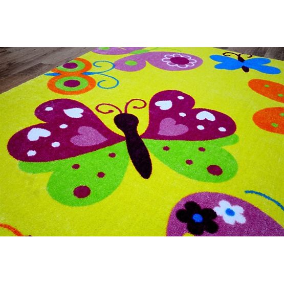Pour enfants tapis été jaune