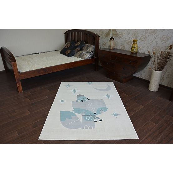 Pour enfants tapis Fox en crème