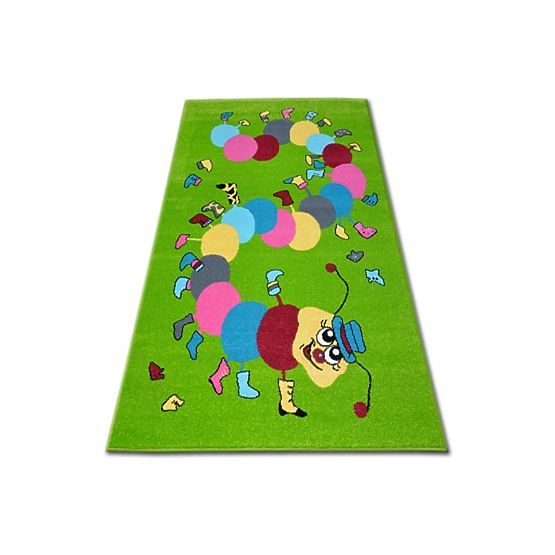 Pour enfants tapis FUNKY TOP chenille vert