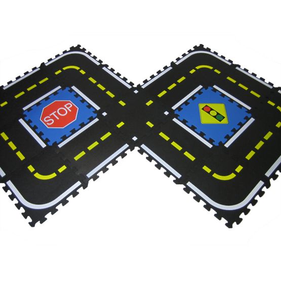 Pour enfants tapis puzzle montagnes russes