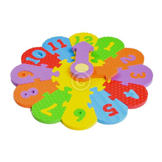 Pour enfants tapis puzzle montre