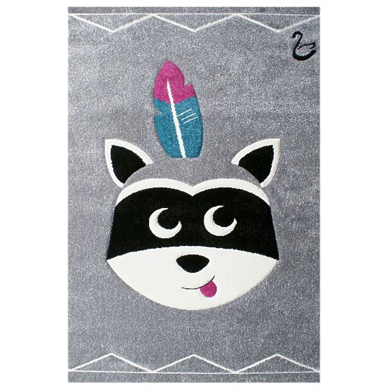 Pour enfants tapis raton laveur