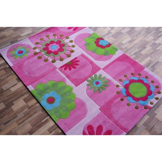 Pour enfants tapis Rose fantaisie