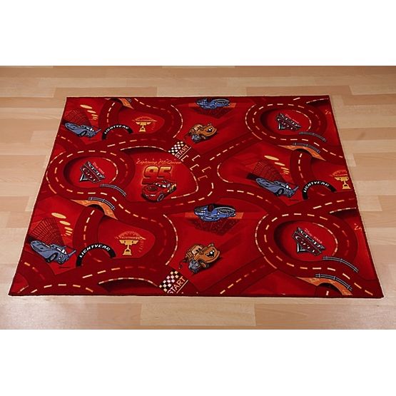 Pour enfants tapis - rouge rue VOITURES