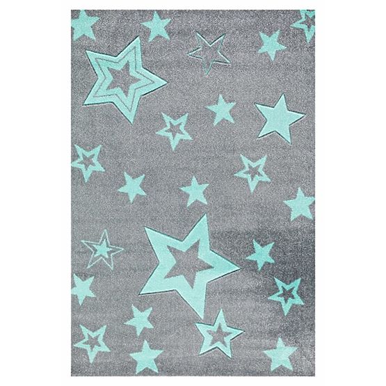Pour enfants tapis STARLIGHT grau / menthe