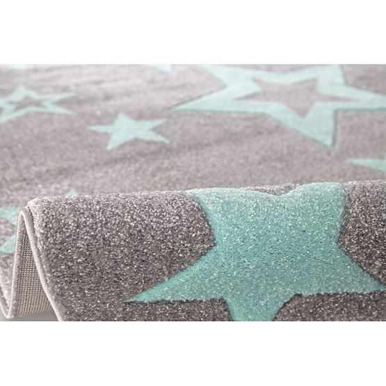 Pour enfants tapis STARLIGHT grau / menthe