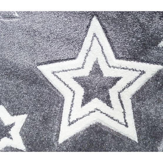 Pour enfants tapis STARLIGHT gris / blanc