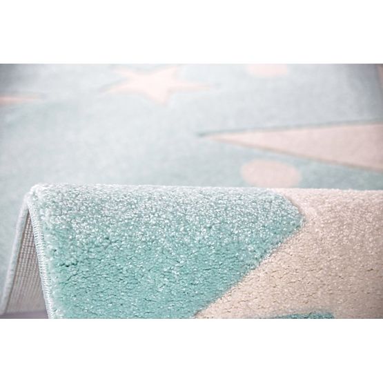 Pour enfants tapis STARS menthe