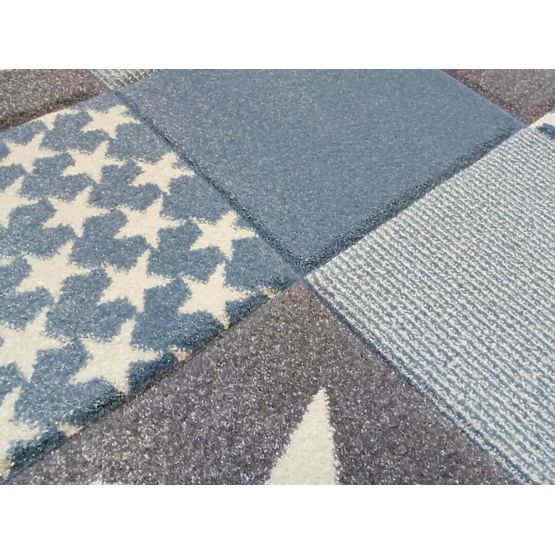 Pour enfants tapis Starwalk bleu