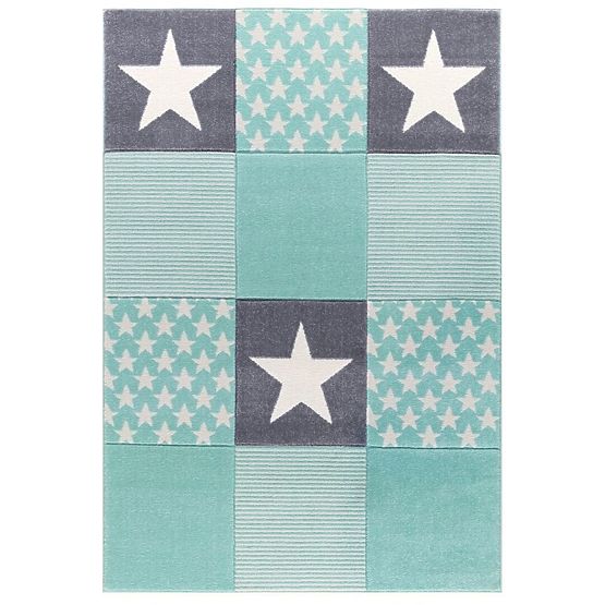Pour enfants tapis Starwalk menthe