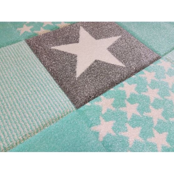 Pour enfants tapis Starwalk menthe