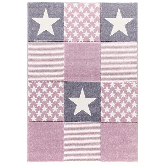 Pour enfants tapis Starwalk rose