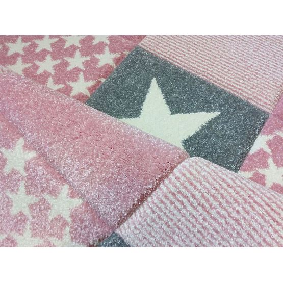 Pour enfants tapis Starwalk rose