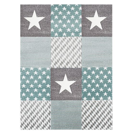 Pour enfants tapis Starwalk star menthe