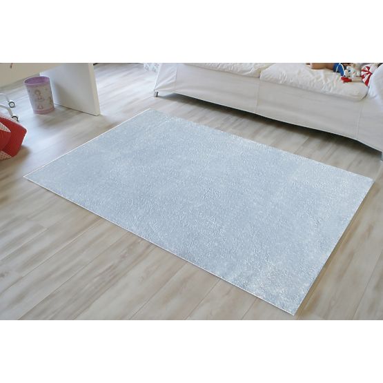 Pour enfants tapis unifarben bleu