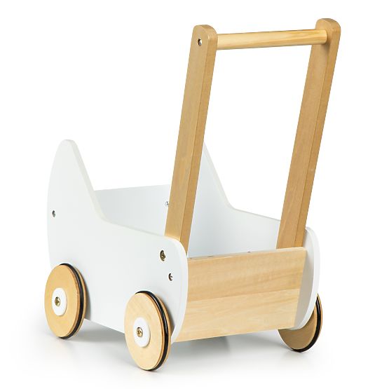 Poussette en bois pour poupées déambulateur ECOTOYS