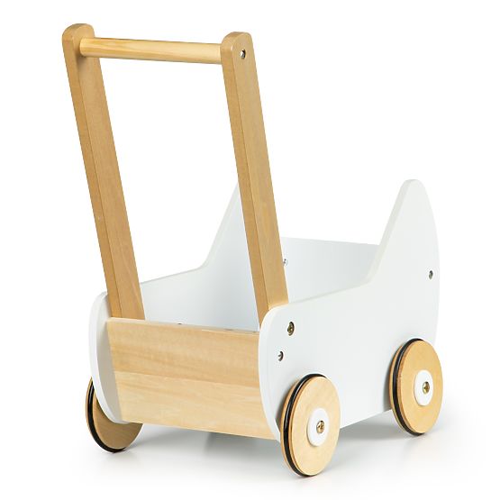 Poussette en bois pour poupées déambulateur ECOTOYS