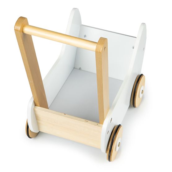 Poussette en bois pour poupées déambulateur ECOTOYS